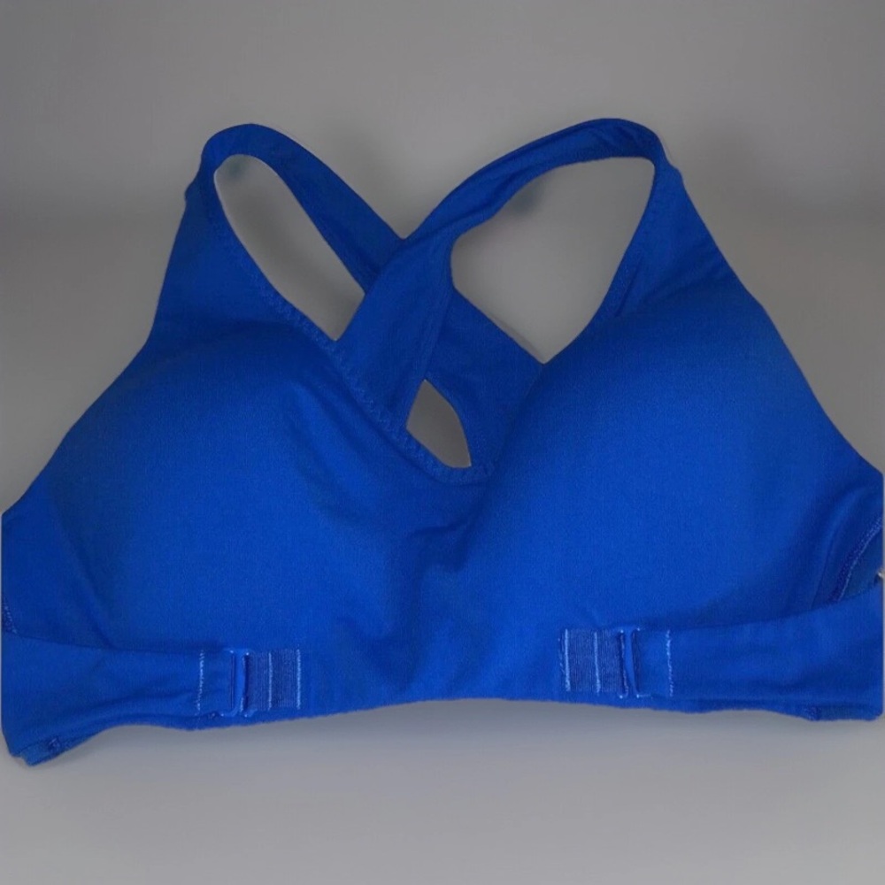 Athleta Be Bold Wrap Front Sports Bra - Blue Small C/DD